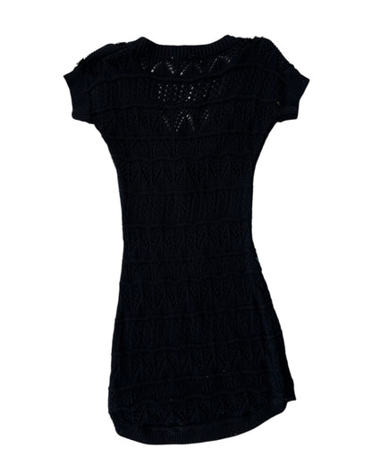 2000'S KNITTED BLACK DRESS