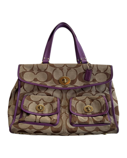 2000’S COACH CHELSEA SIGNATURE LAPTOP TRAVEL ORGANIZER