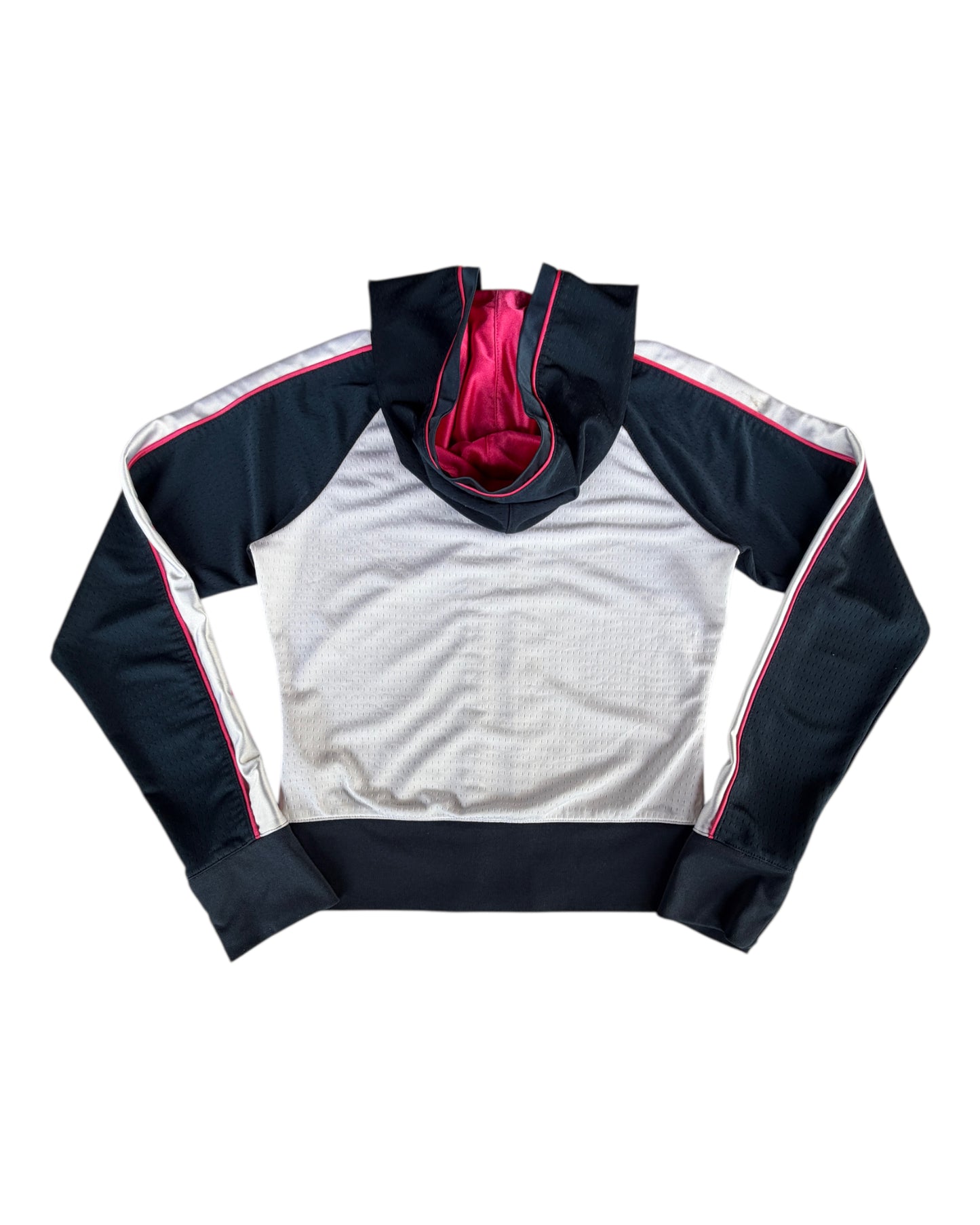 2000S NIKE WHITE NAVY PINK TRACK JACKET