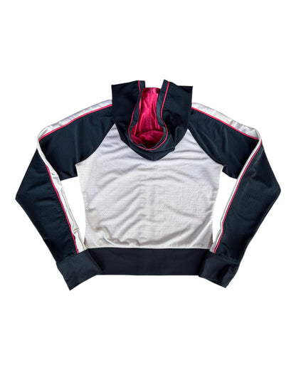 2000S NIKE WHITE NAVY PINK TRACK JACKET