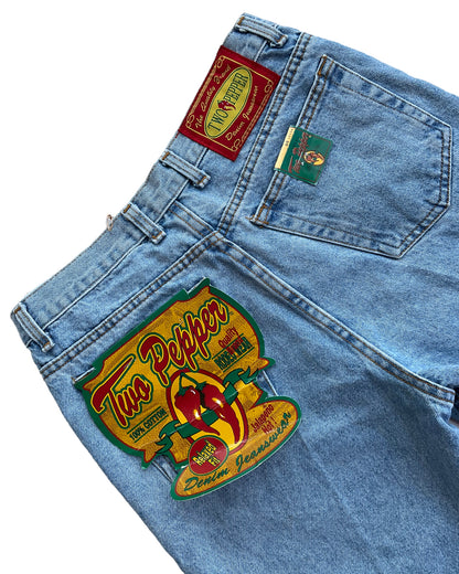 1990S TWO PEPPER M DENIM SHORTS