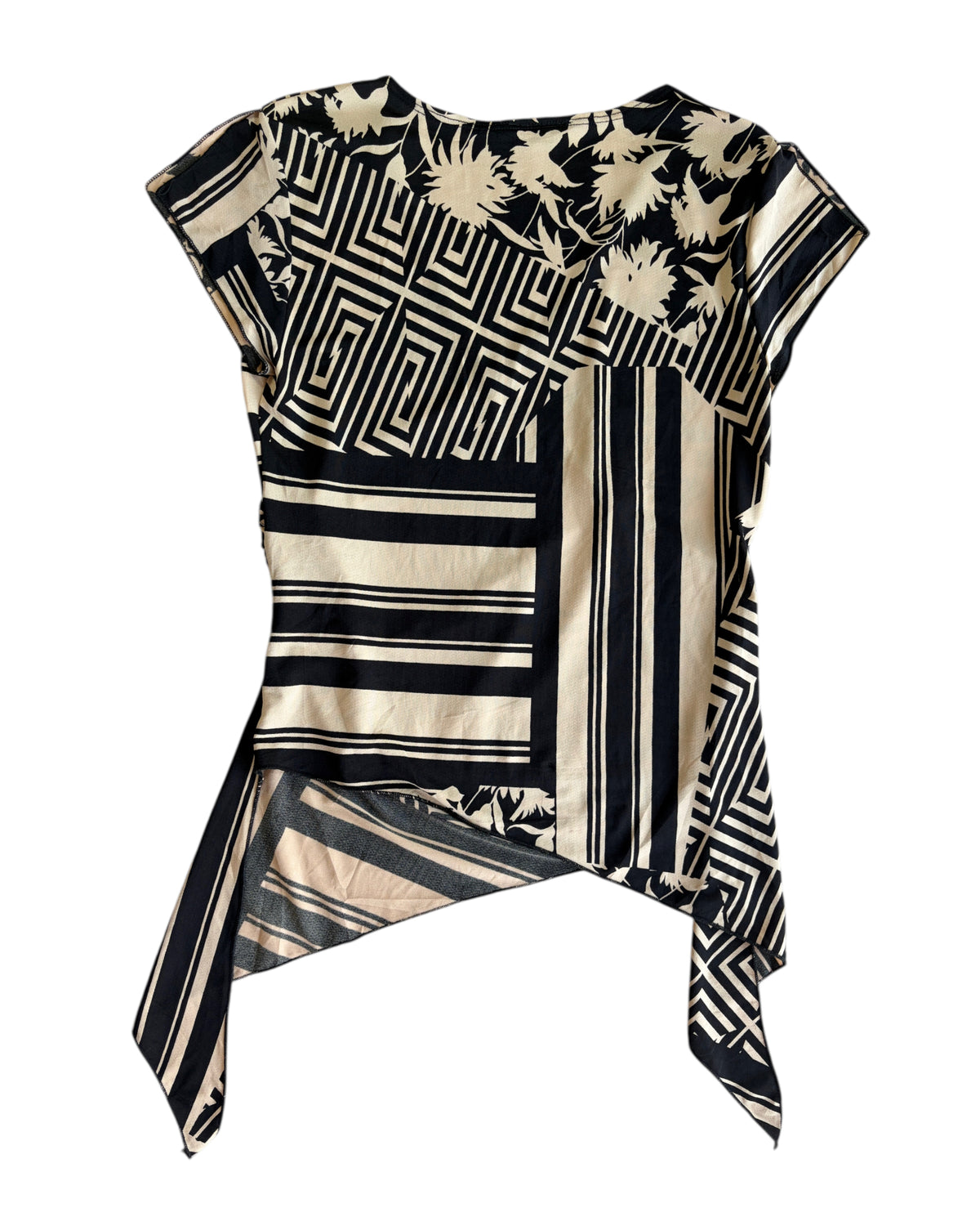 2010S UNEVEN BLOUSE