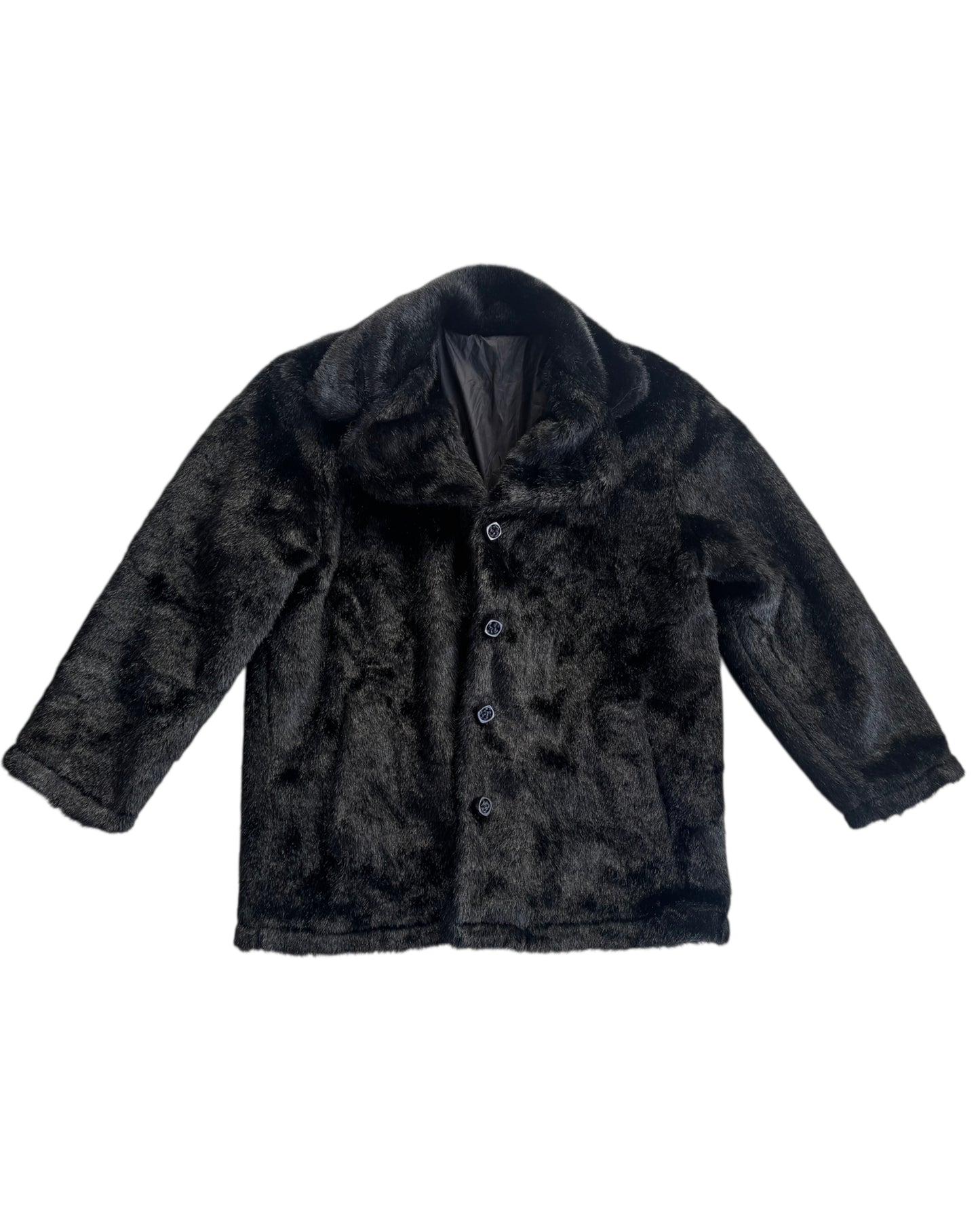 2000'S BLACK FUR COAT