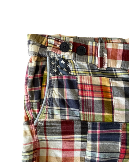 2000S AMERICAN EAGLE PATCHWORK SHORTS