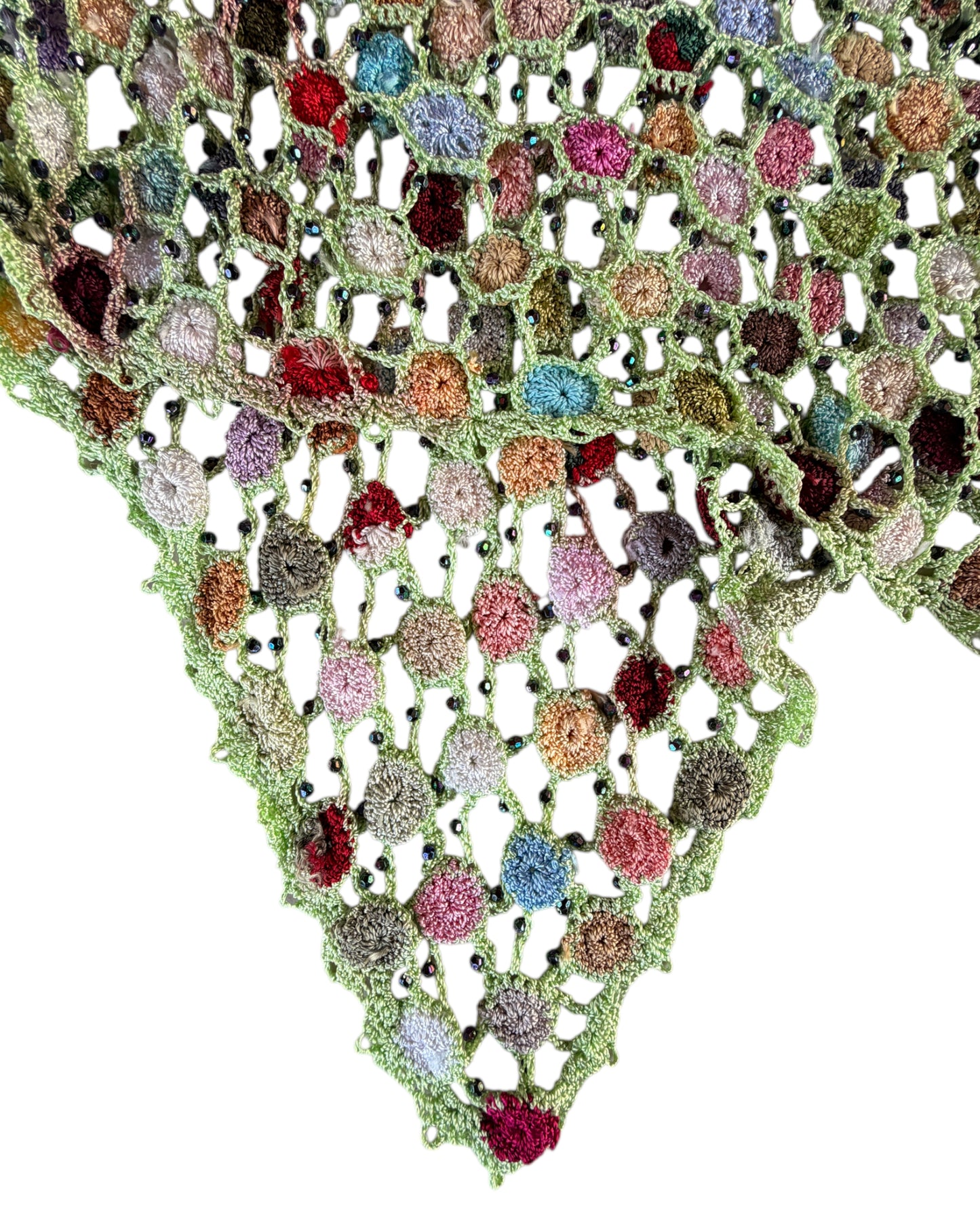 2000S MULTICOLOR CROCHET SKIRT