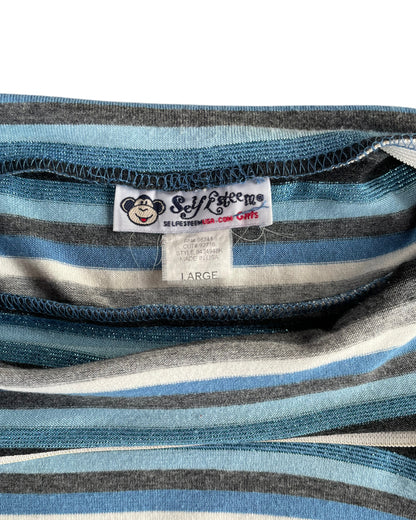 2000S SELF ESTEEM STRIPED KNIT SKIRT