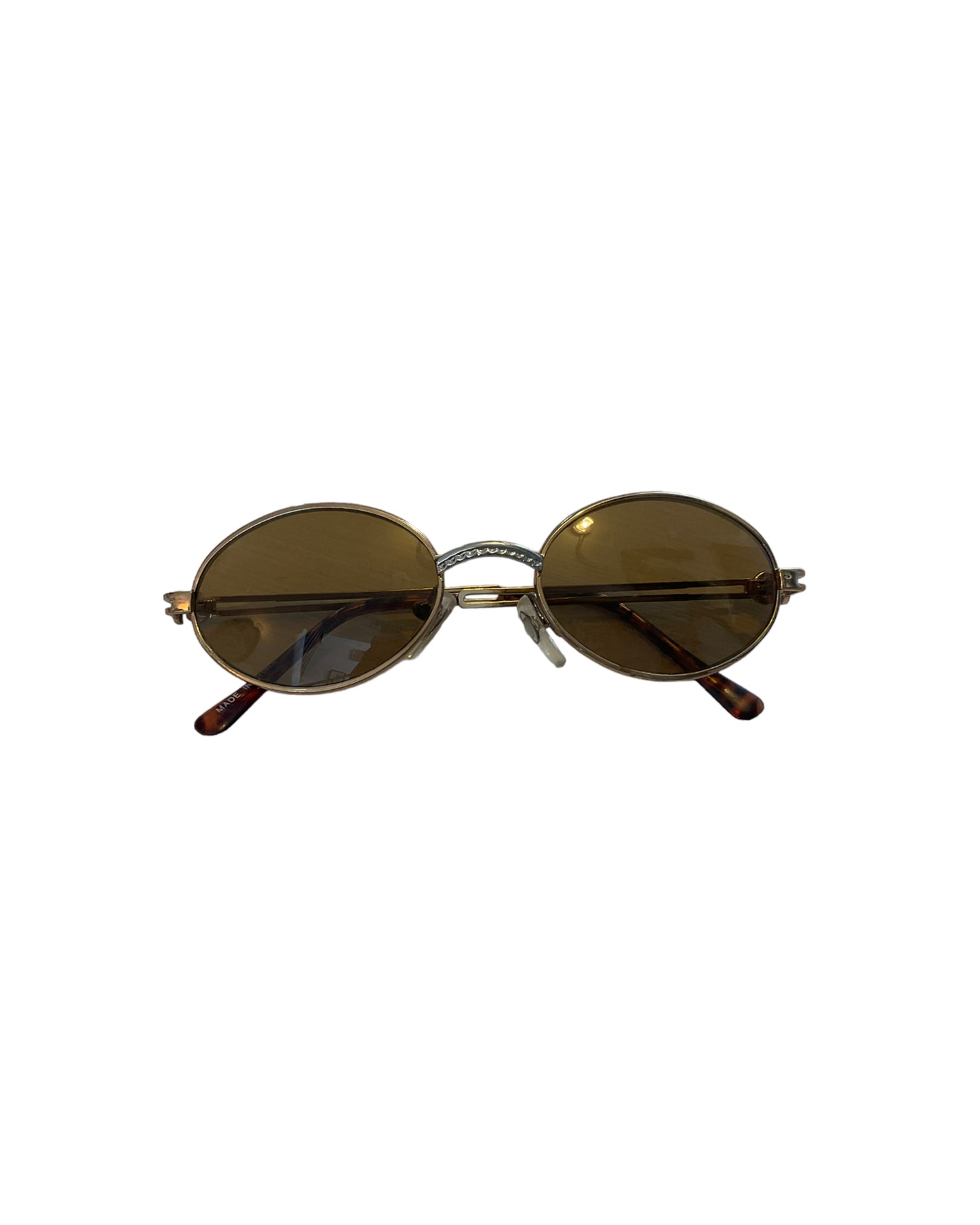 2000S ORNAMENTAL GLAM GOLD SUNNIES