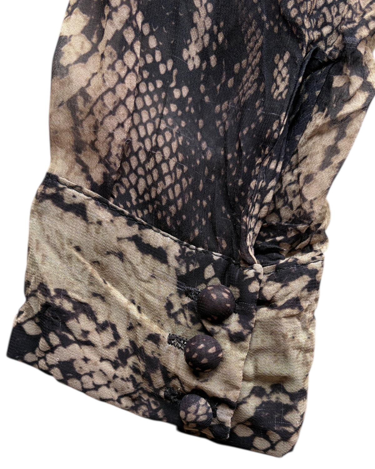 1990S PEPE PELUSO SNAKE BLOUSE
