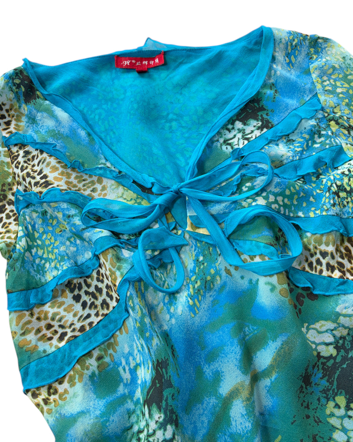 2000S LAGUNA SILK BLOUSE