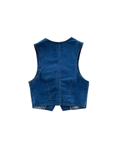 1990sS LA MODE DENIM VEST