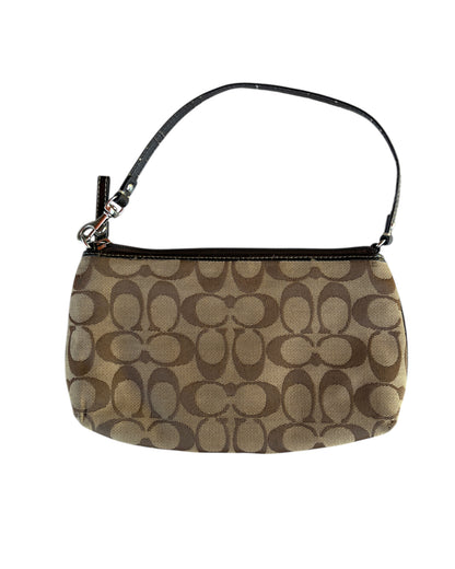 2000S COACH MONOGRAM MINI SHOULDER BAG