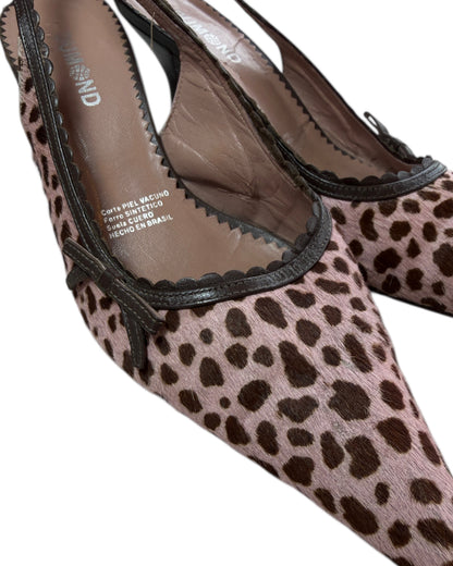 2000S DUMOND ANIMAL PRINT HEELS