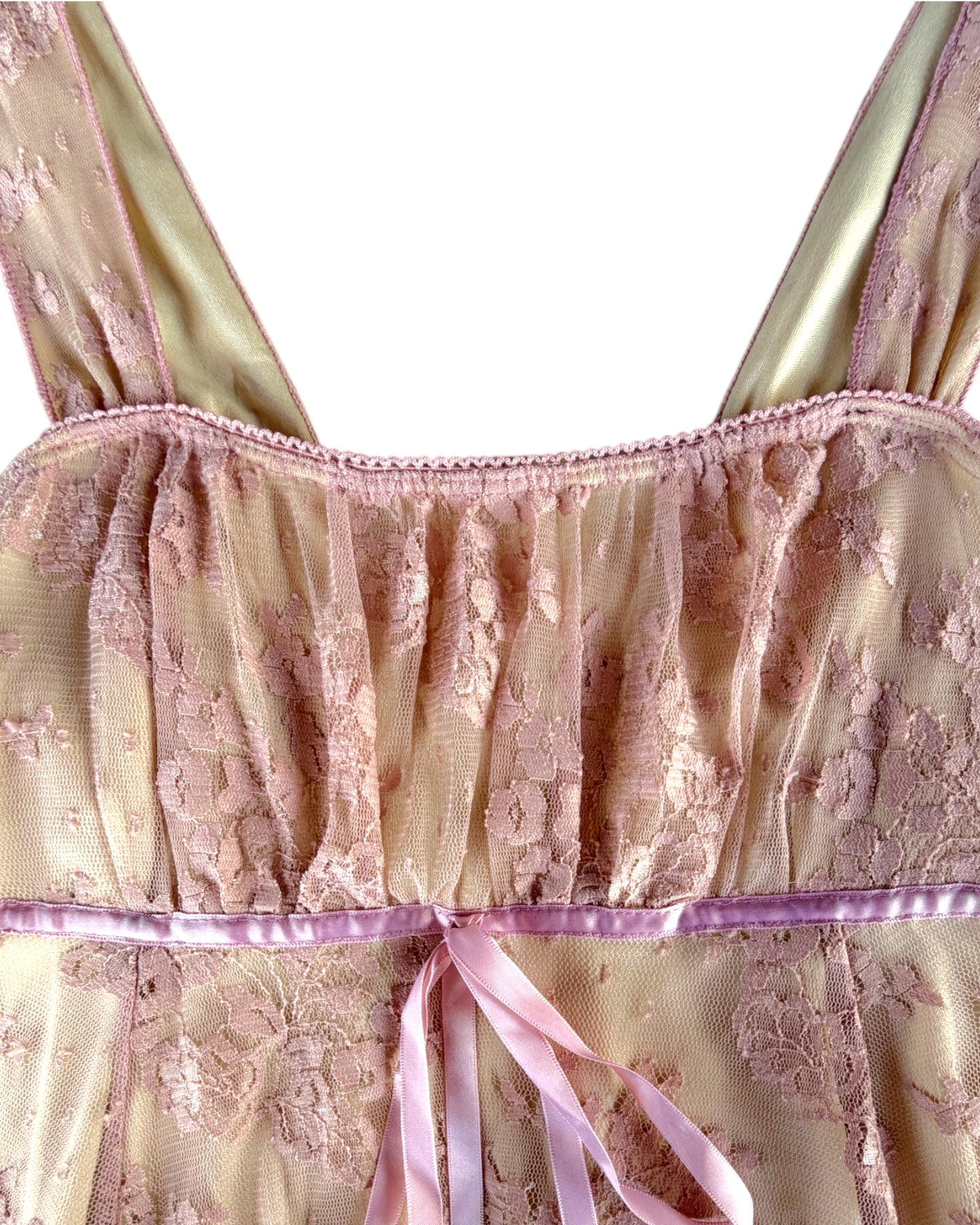 2000S CDW PINK LACE CAMISOLE