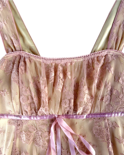 2000S CDW PINK LACE CAMISOLE