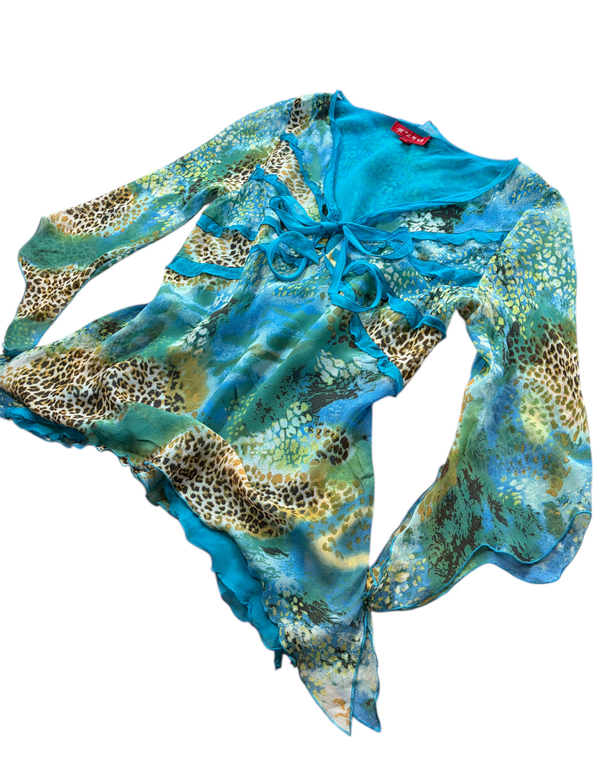 2000S LAGUNA SILK BLOUSE