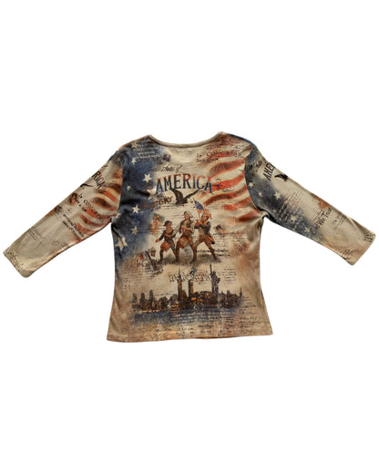 USA HISTORY LONG SLEEVE TOP