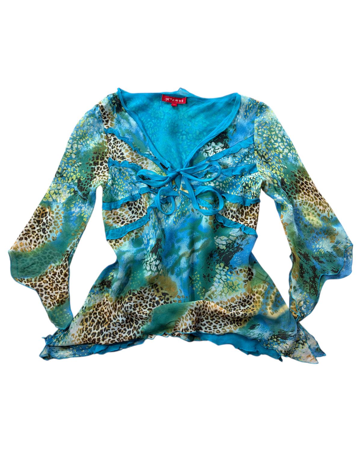 2000S LAGUNA SILK BLOUSE