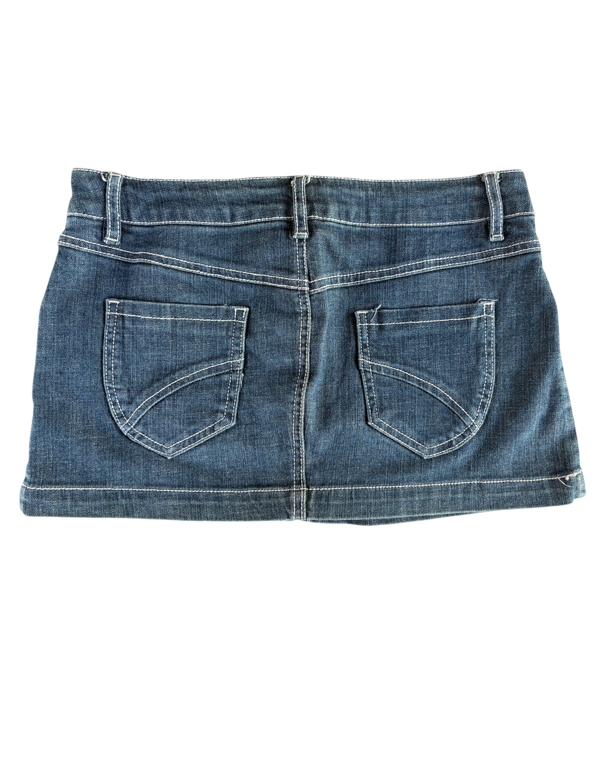 2000S RAMPAGE DARK DENIM MINI SKIRT