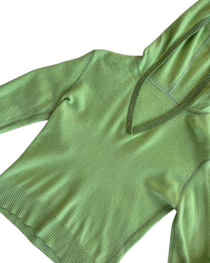 2000´S GREEN SWEATER