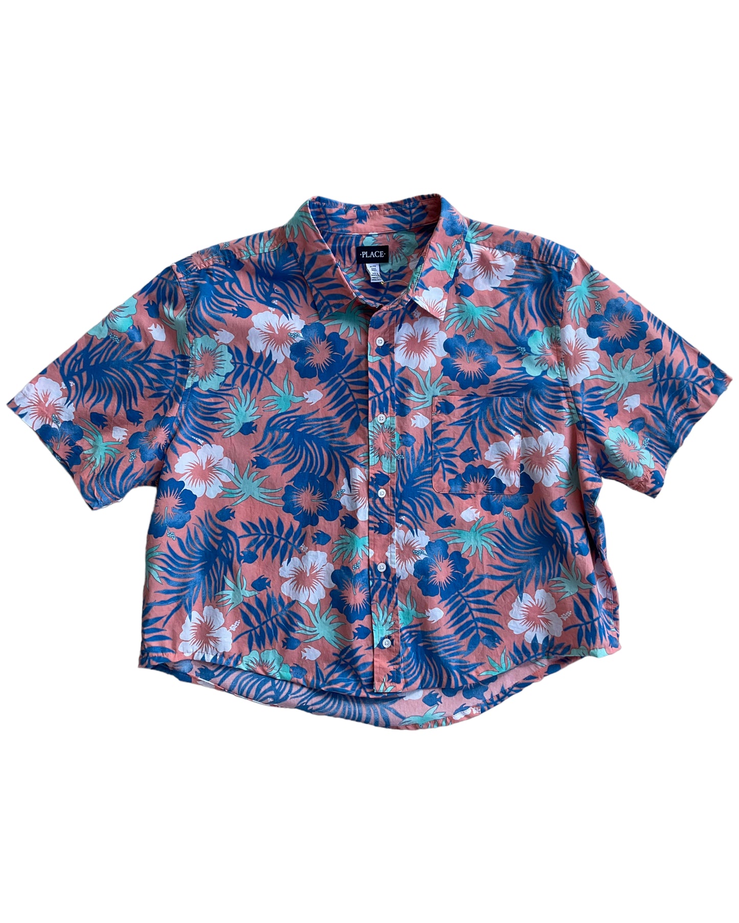 1990S PINK HAWAIIAN SHIRT