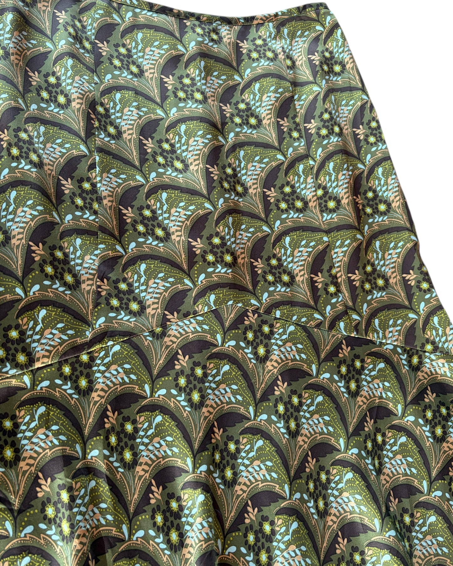 2000S ANN TAYLOR LOFT PATTERNED SKIRT