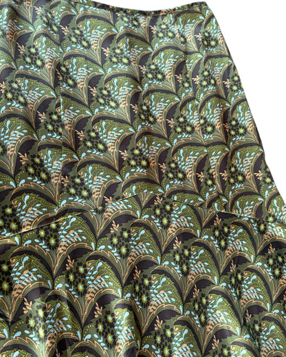 2000S ANN TAYLOR LOFT PATTERNED SKIRT