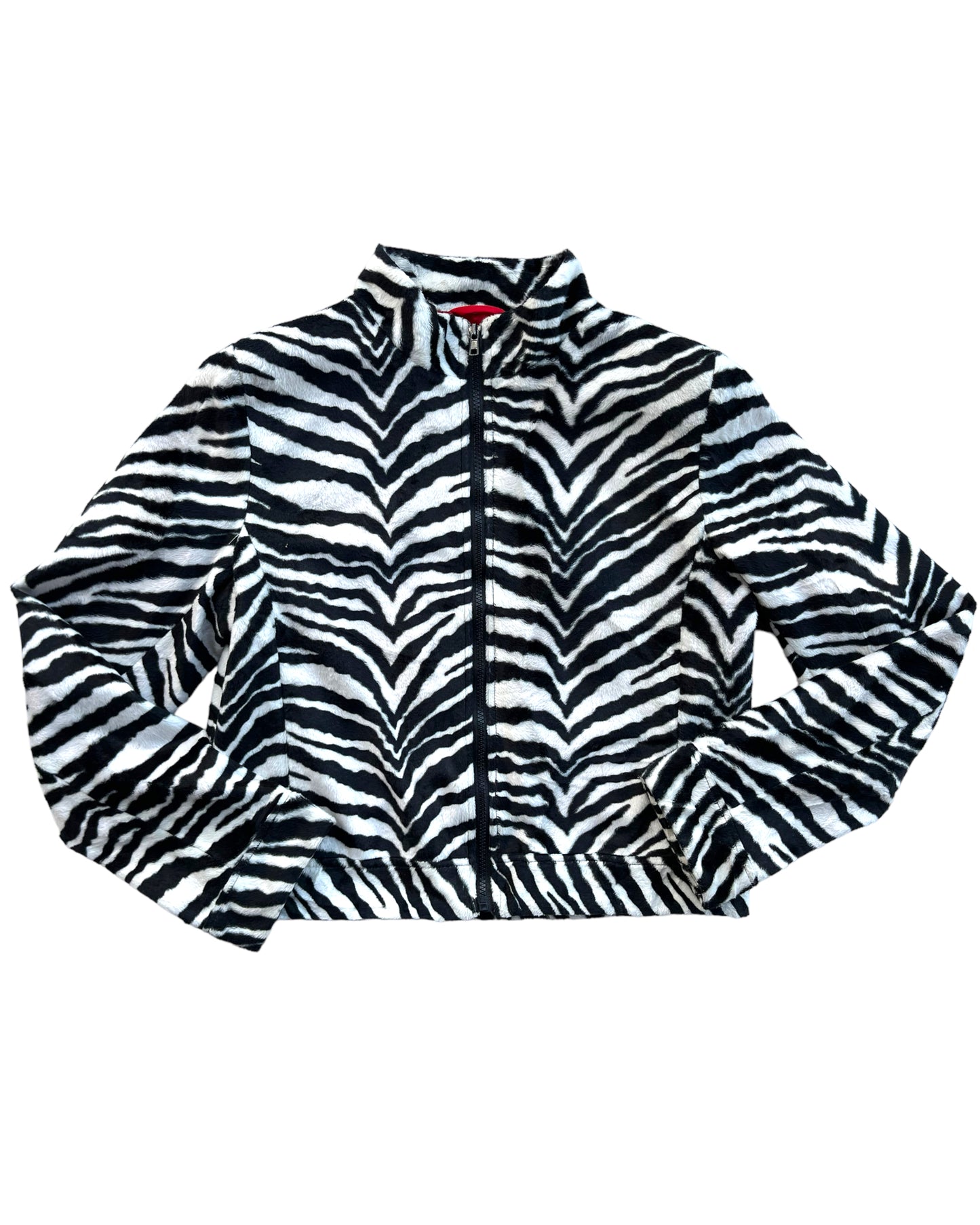 2000s TUNE IN ZEBRA JACKET