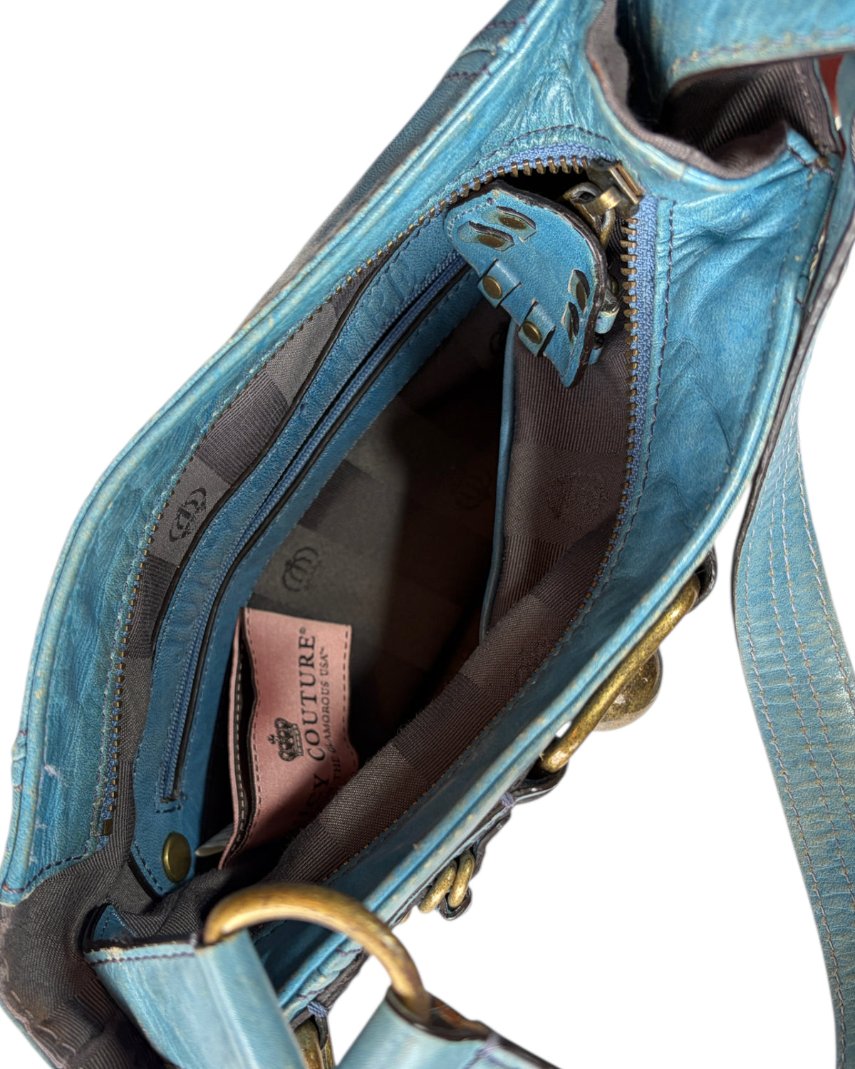2000S JUICY COUTURE LEATHER BAG