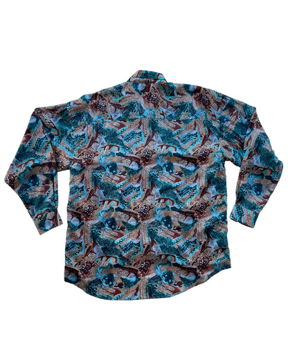 1990S STONE SILKS SHIRT