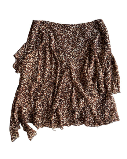 2000s DANA BUCHMAN SILK SKIRT