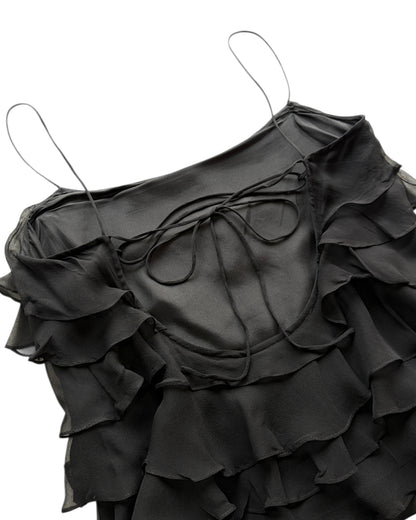 1990S TRACY REESE SILK BLOUSE