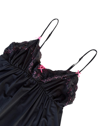 2000S BETSEY JOHNSON BLACK LACE CAMISOLE