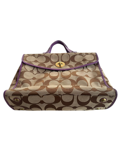 2000’S COACH CHELSEA SIGNATURE LAPTOP TRAVEL ORGANIZER