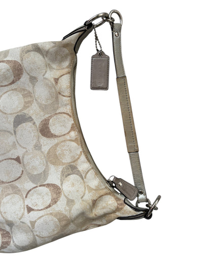 2010'S KRISTIN EMBELLISHED SIGNATURE COACH HOBO BAG