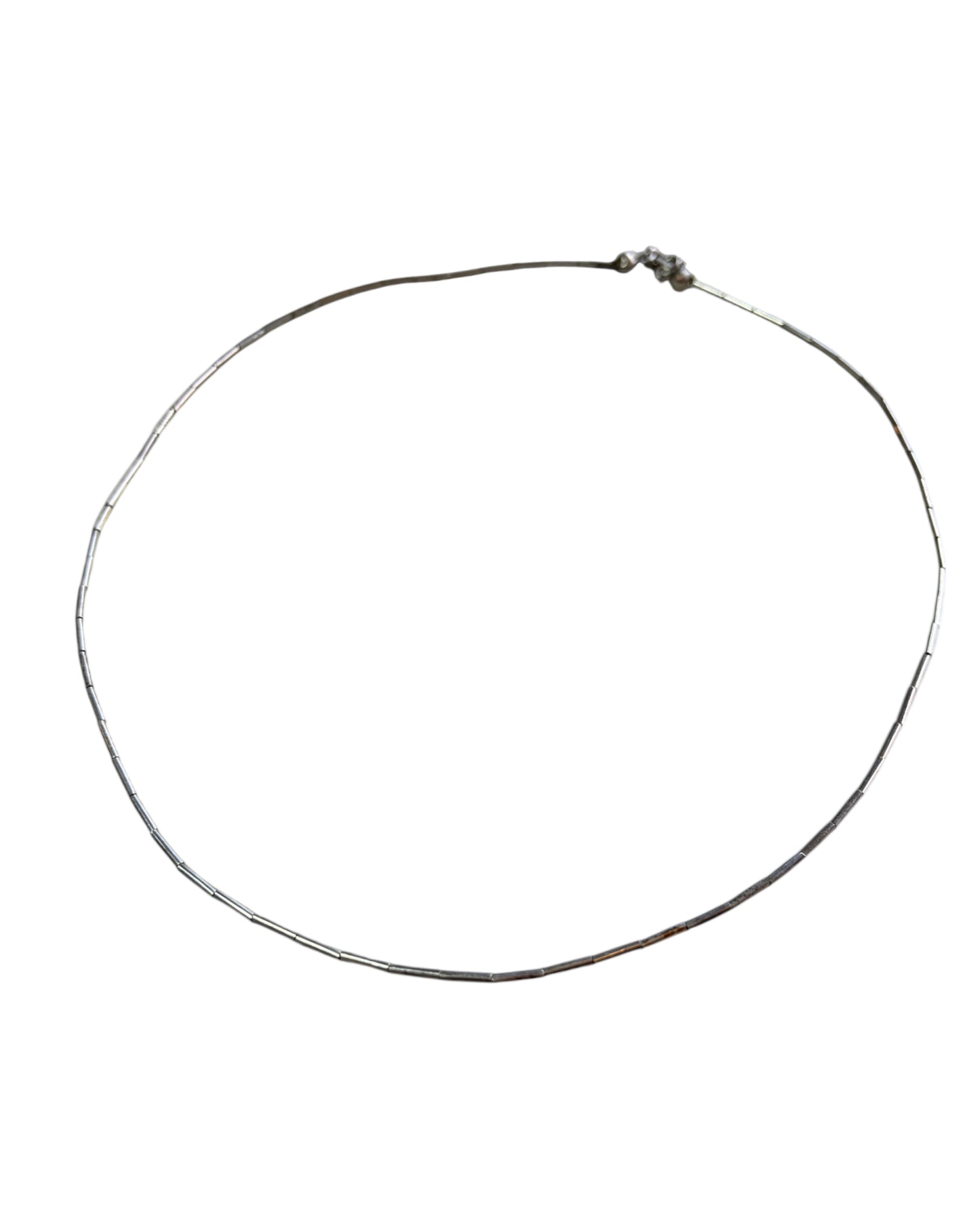 1990S BAR SILVER NECKLACE