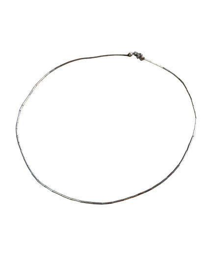 1990S BAR SILVER NECKLACE