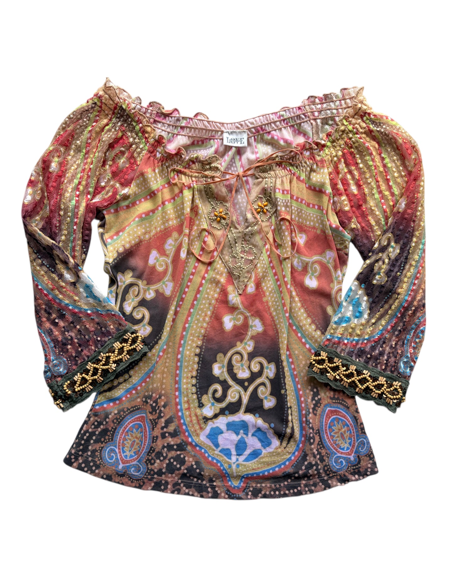 2000S LOVE ANNOUNCEMENT BLOUSE