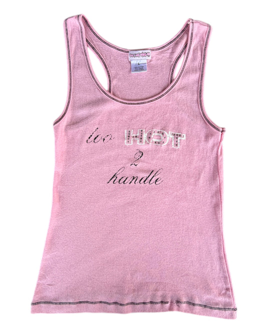 2000S DO NOT DISTURB TOO HOT 2 HANDLE TANK TOP