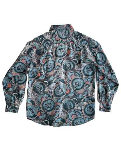 1990S CROSS SILK SHIRT