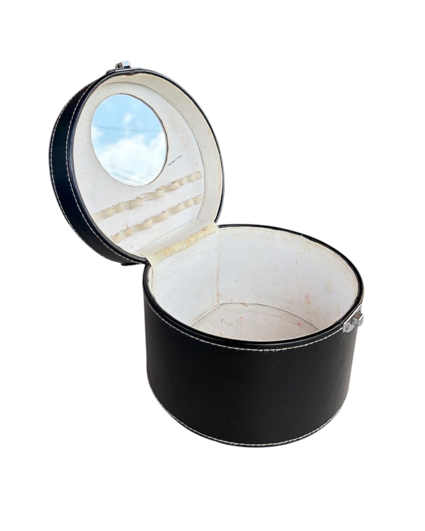 1990w BLACK ROUND VANITY CASE