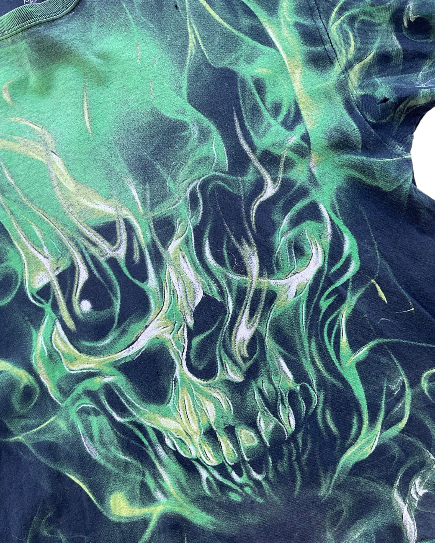 2010S SKULL IN FLAMES TSHIRT