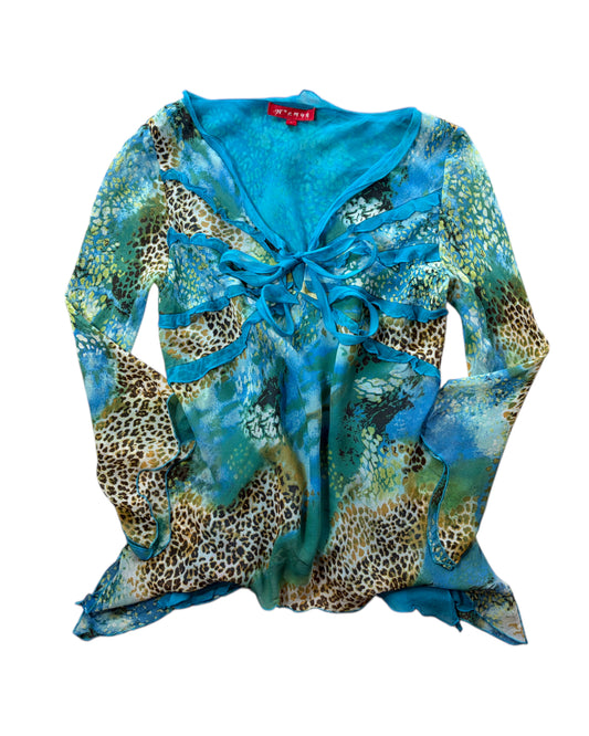 2000S LAGUNA SILK BLOUSE