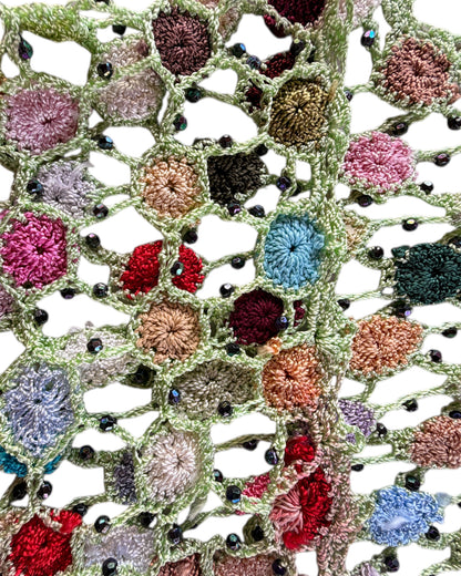 2000S MULTICOLOR CROCHET SKIRT