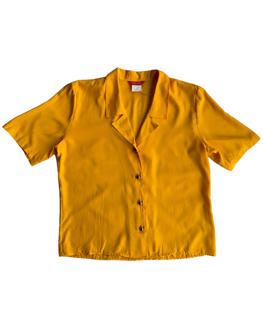 1980s TINTORETTO YELLOW SHIRT