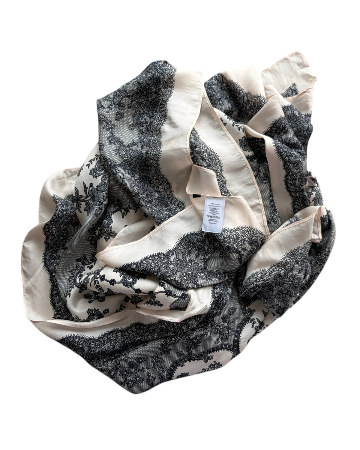 2000S VICTORIAN SILK SCARF