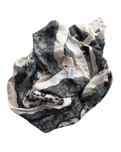 2000S VICTORIAN SILK SCARF