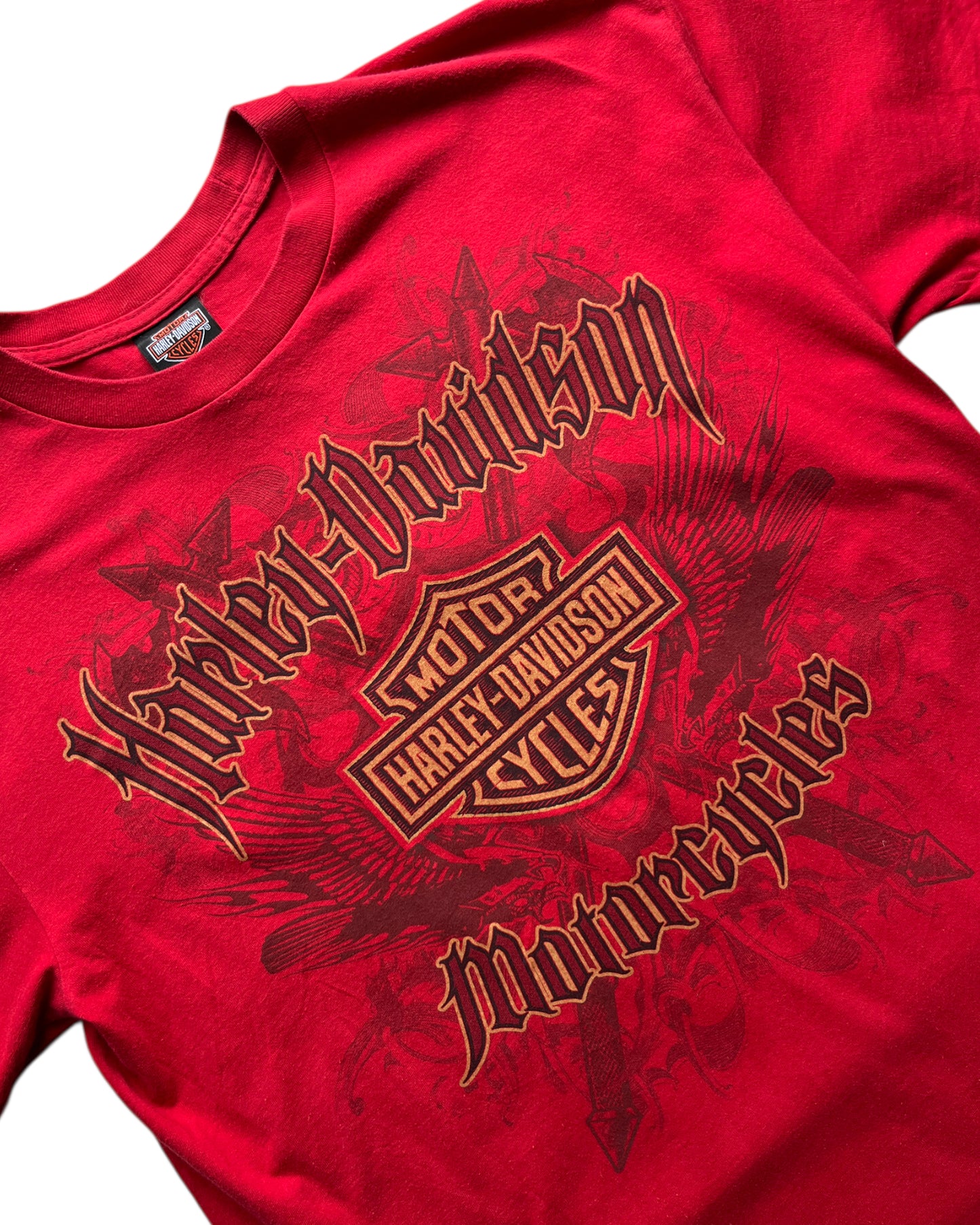 1990'S HARLEY DAVIDSON RED TSHIRT