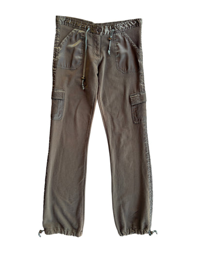 2000S GUESS JEANS BROWN CARGO PANTS