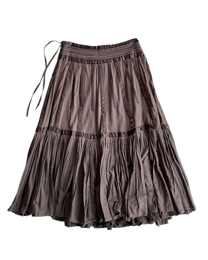 2000S ZARA TRF BROWN SKIRT