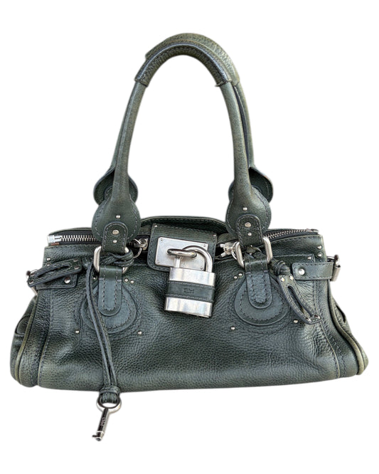 2000S CHLOÉ PADDINGTON LEATHER HANDBAG